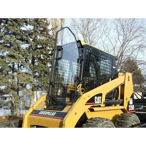 caterpillar skid steer door|aftermarket skid steer cab kits.